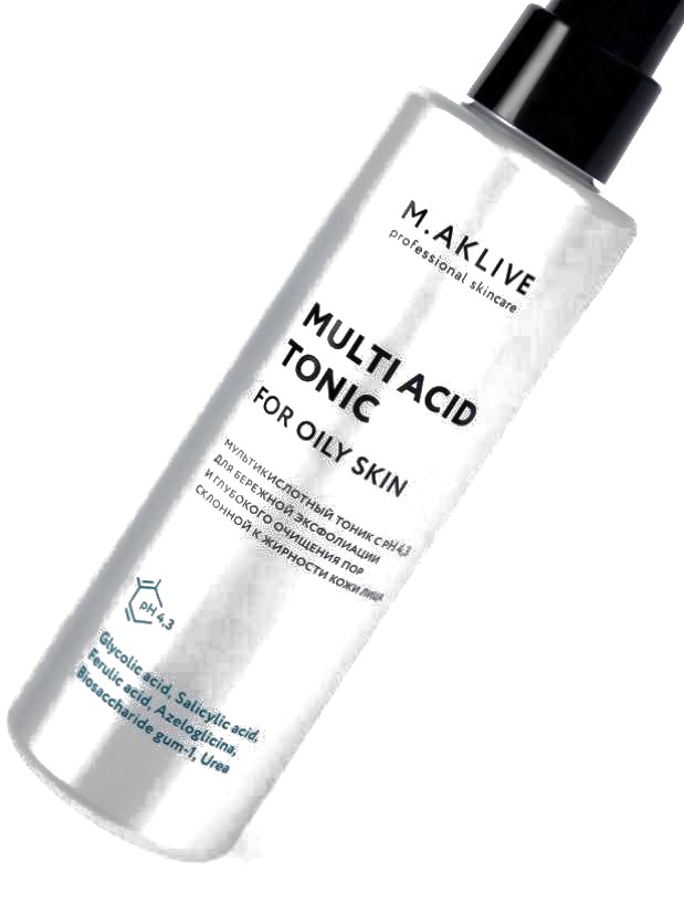 Мультикислотный тоник для жирной кожи
